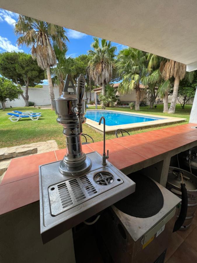 צ'יקלנה דה לה פרונטרה Chalet En La Barrosa, Piscina+Bbq+Grifo De Cerveza מראה חיצוני תמונה