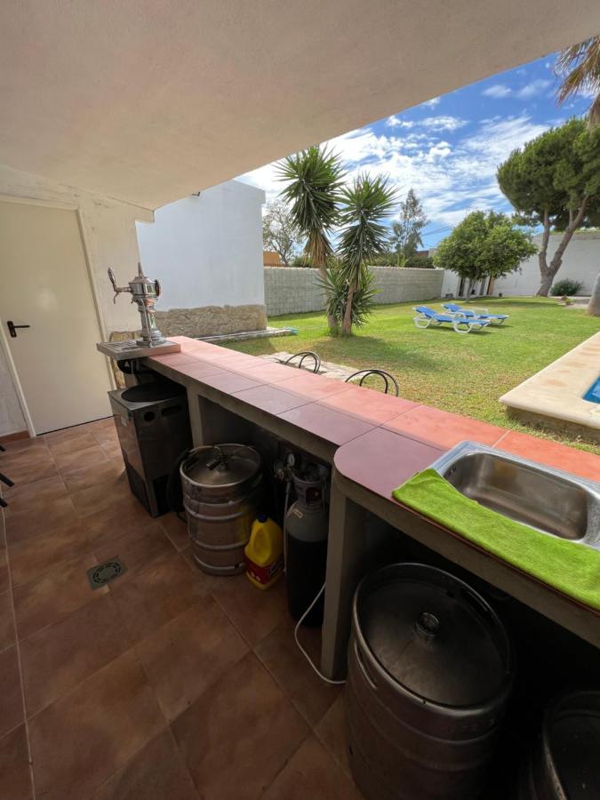 צ'יקלנה דה לה פרונטרה Chalet En La Barrosa, Piscina+Bbq+Grifo De Cerveza מראה חיצוני תמונה